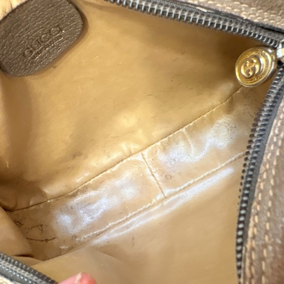Gucci GG brown mini messenger crossbody bag vintage - Picture 8 of 10